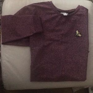 Pink and Black sweater